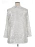 JM Collection Silver 3/4 Sleeve T-Shirt Size XL - photo 2