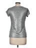 Worthington Metallic Silver Short Sleeve Top Size M (petite) - photo 2