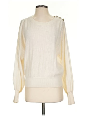 White + Warren Cashmere Pullover Sweater (view 1)