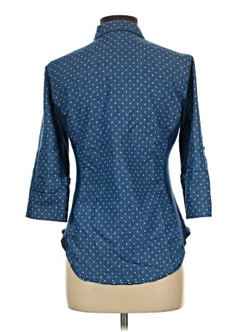 Ci Sono 3/4 Sleeve Button-Down Shirt (view 2)