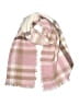 Nine West 100% Polyester Plaid Pink Scarf One size - photo 1