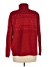 Blair 100% Polyester Red Pullover Sweater Size M - photo 2