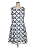 Perceptions Blue Casual Dress Size XL - photo 1