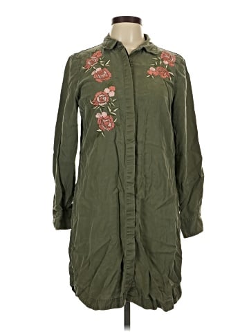 Spense 3/4 Sleeve Button-Down Shirt (view 1)