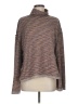 We the Free Tweed Brown Turtleneck Sweater Size M - photo 1
