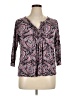 Talbots Pink 3/4 Sleeve Blouse Size XL - photo 1