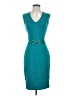 Cache Teal Cocktail Dress Size 2 - photo 1