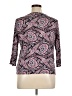 Talbots Pink 3/4 Sleeve Blouse Size XL - photo 2