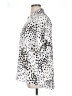CAbi 100% Polyester Polka Dots White Short Sleeve Blouse Size XL - photo 5