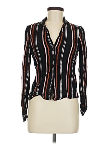 Topshop Long Sleeve Blouse (view 1)