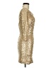 As U Wish Gold Cocktail Dress Size M - photo 4