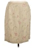 Grace Elements Paisley Tan Silk Skirt Size 8 - photo 1