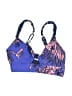 Maaji Print Blue Swimsuit Top Size S - photo 1