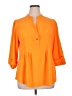 Cocomo 100% Polyester Orange 3/4 Sleeve Blouse Size 1X - photo 1
