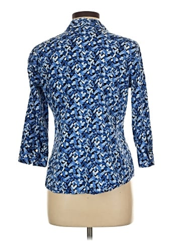 Dana Buchman 3/4 Sleeve Button-Down Shirt (view 2)