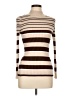 No Boundaries Stripes Brown Turtleneck Sweater Size L - photo 1
