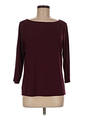 Ann Taylor Factory 3/4 Sleeve T-Shirt (view 1)