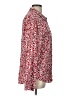 Cooper & Ella 100% Rayon Floral Red Long Sleeve Blouse Size Lg (3) - photo 4