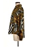 Shein Animal Print Brown Long Sleeve Blouse Size M - photo 5