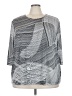 Maggie Barnes Silver 3/4 Sleeve Blouse Size 20 (4) - photo 1