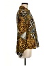 Shein Animal Print Brown Long Sleeve Blouse Size M - photo 4