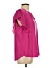 Roz & Ali Pink Short Sleeve Blouse Size L - photo 4