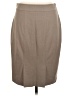 Ann Taylor Solid Tan Formal Skirt Size 6 Petite - photo 2