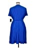 DKNY 100% Polyester Blue Casual Dress Size 14 - photo 2