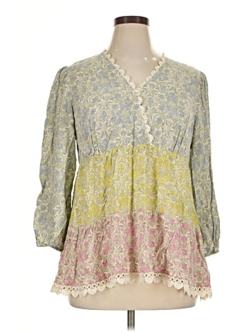 Cato 3/4 Sleeve Blouse (view 1)