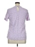 Teddi Rose Purple Short Sleeve Top Size XL - photo 2
