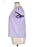 Unbranded 100% Polyester Purple Short Sleeve Blouse Size XL - photo 5
