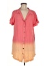 Umgee Pink Short Sleeve Blouse Size M - photo 1