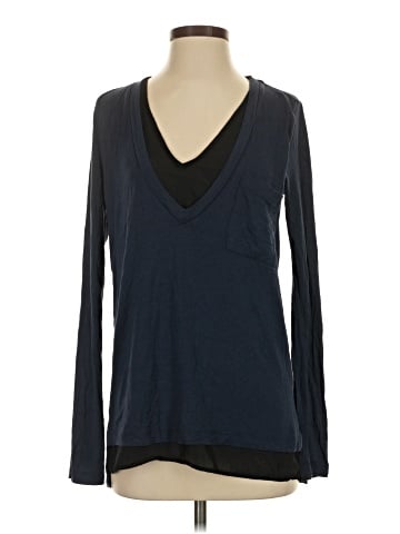 Bordeaux Long Sleeve T-Shirt (view 1)