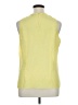 The Limited 100% Polyester Yellow Sleeveless Blouse Size XL - photo 2