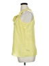 The Limited 100% Polyester Yellow Sleeveless Blouse Size XL - photo 5