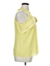 The Limited 100% Polyester Yellow Sleeveless Blouse Size XL - photo 4