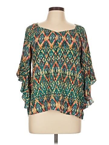Cato 3/4 Sleeve Blouse (view 1)
