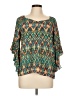 Cato Teal 3/4 Sleeve Blouse Size L - photo 1