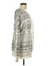 Mossimo Supply Co. Print Ivory Pullover Sweater Size L - photo 4