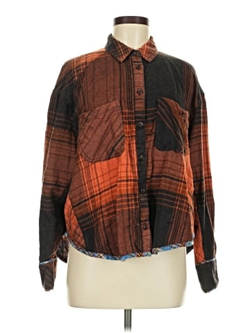 BDG Long Sleeve Button-Down Shirt (view 1)