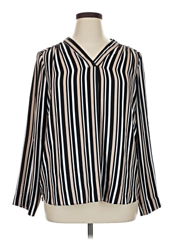 Jones New York Signature Long Sleeve Blouse (view 1)
