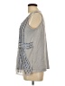 Coldwater Creek 100% Polyester Silver Sleeveless Blouse Size L - photo 5