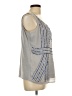 Coldwater Creek 100% Polyester Silver Sleeveless Blouse Size L - photo 4