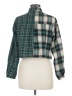 Forever 21 Plaid Green Long Sleeve Button-Down Shirt Size M - photo 2