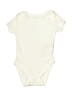 Primark 100% Cotton Solid Ivory Short Sleeve Onesie Size 0-3 mo - photo 1