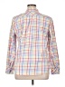 Talbots 100% Cotton Plaid White Long Sleeve Button-Down Shirt Size XL - photo 2