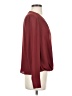 Halogen Burgundy Long Sleeve Blouse Size S - photo 4