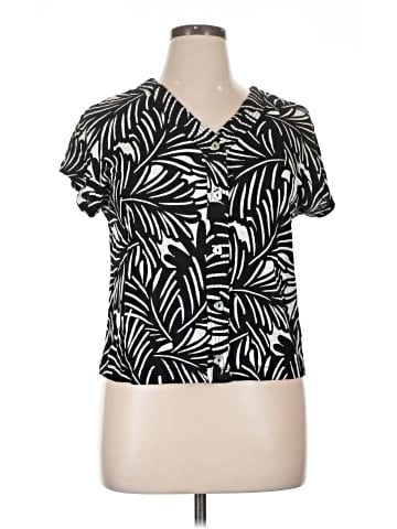 Nicole Miller New York Short Sleeve Blouse (view 1)