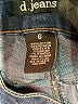d.jeans Solid Blue Jeggings Size 6 - photo 8