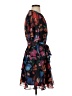 Jessica Howard 100% Polyester Print Black Cocktail Dress Size 4 (petite) - photo 4